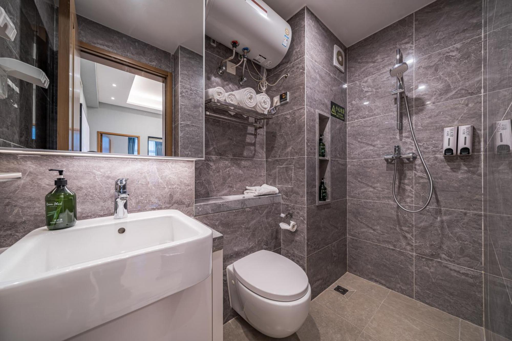 Gepai Executive Apartment - Shenzhen Futian Convention And Exhibition Center Eksteriør bilde