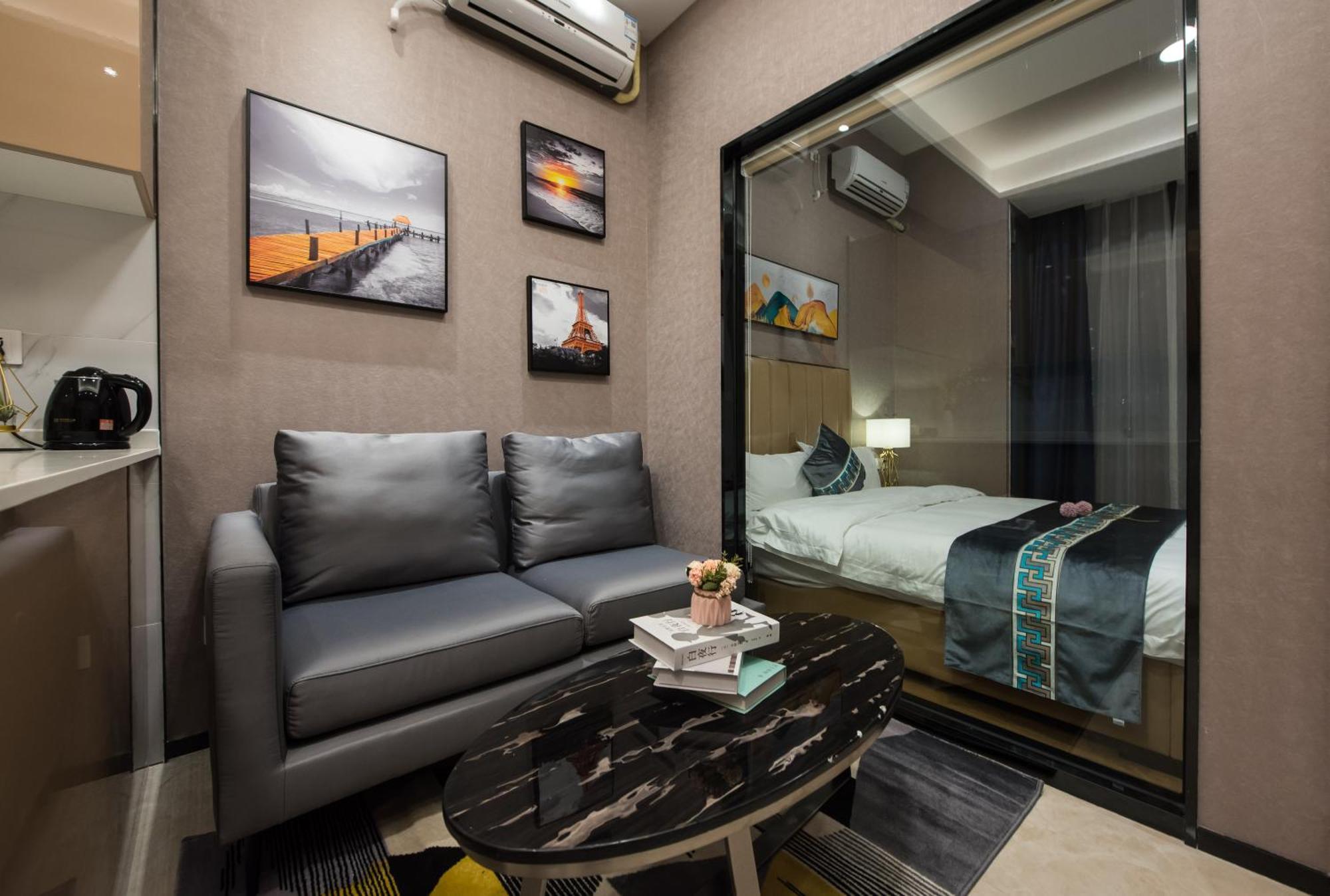 Gepai Executive Apartment - Shenzhen Futian Convention And Exhibition Center Eksteriør bilde