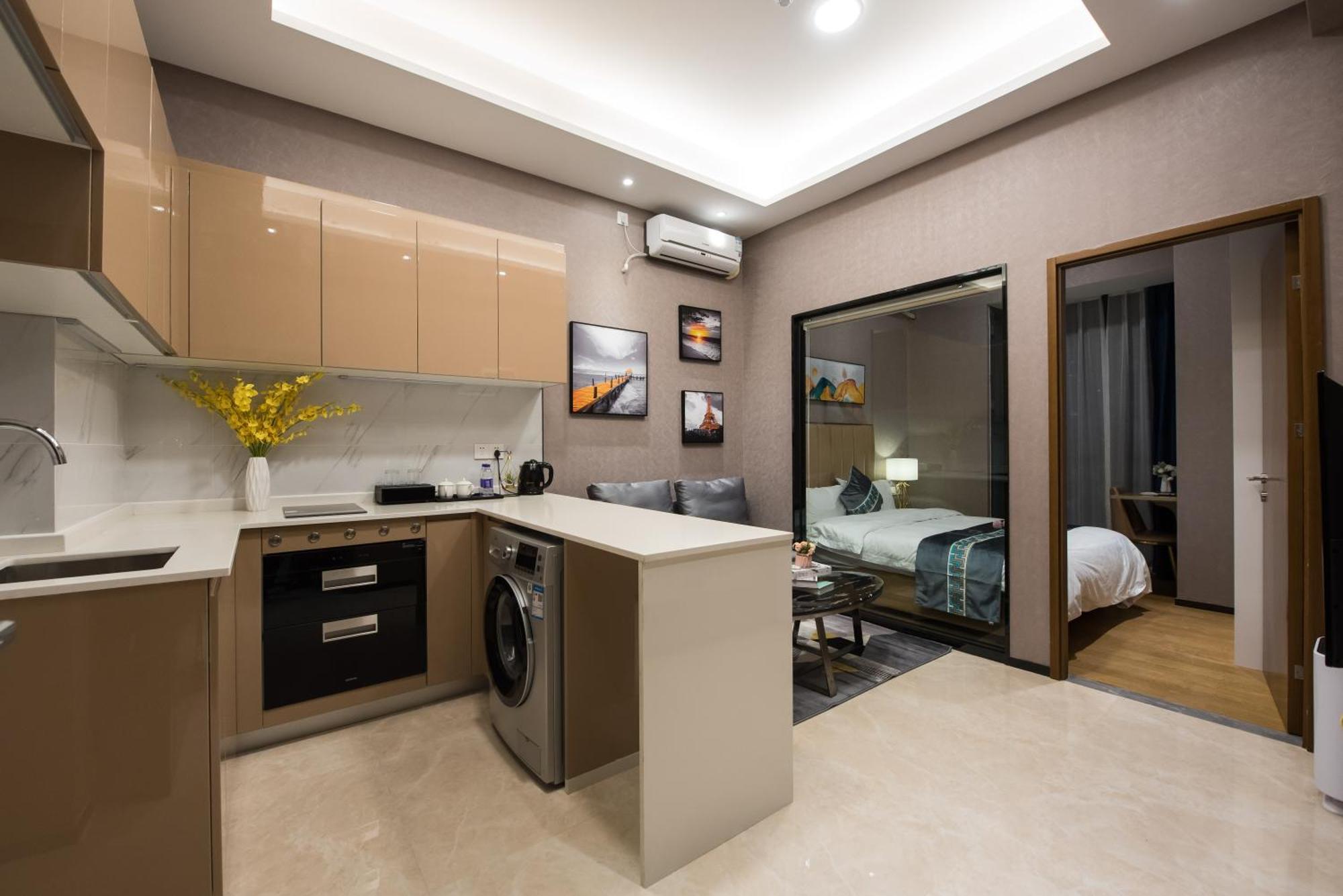 Gepai Executive Apartment - Shenzhen Futian Convention And Exhibition Center Eksteriør bilde