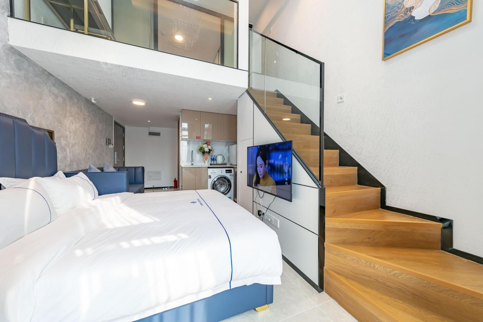 Gepai Executive Apartment - Shenzhen Futian Convention And Exhibition Center Eksteriør bilde