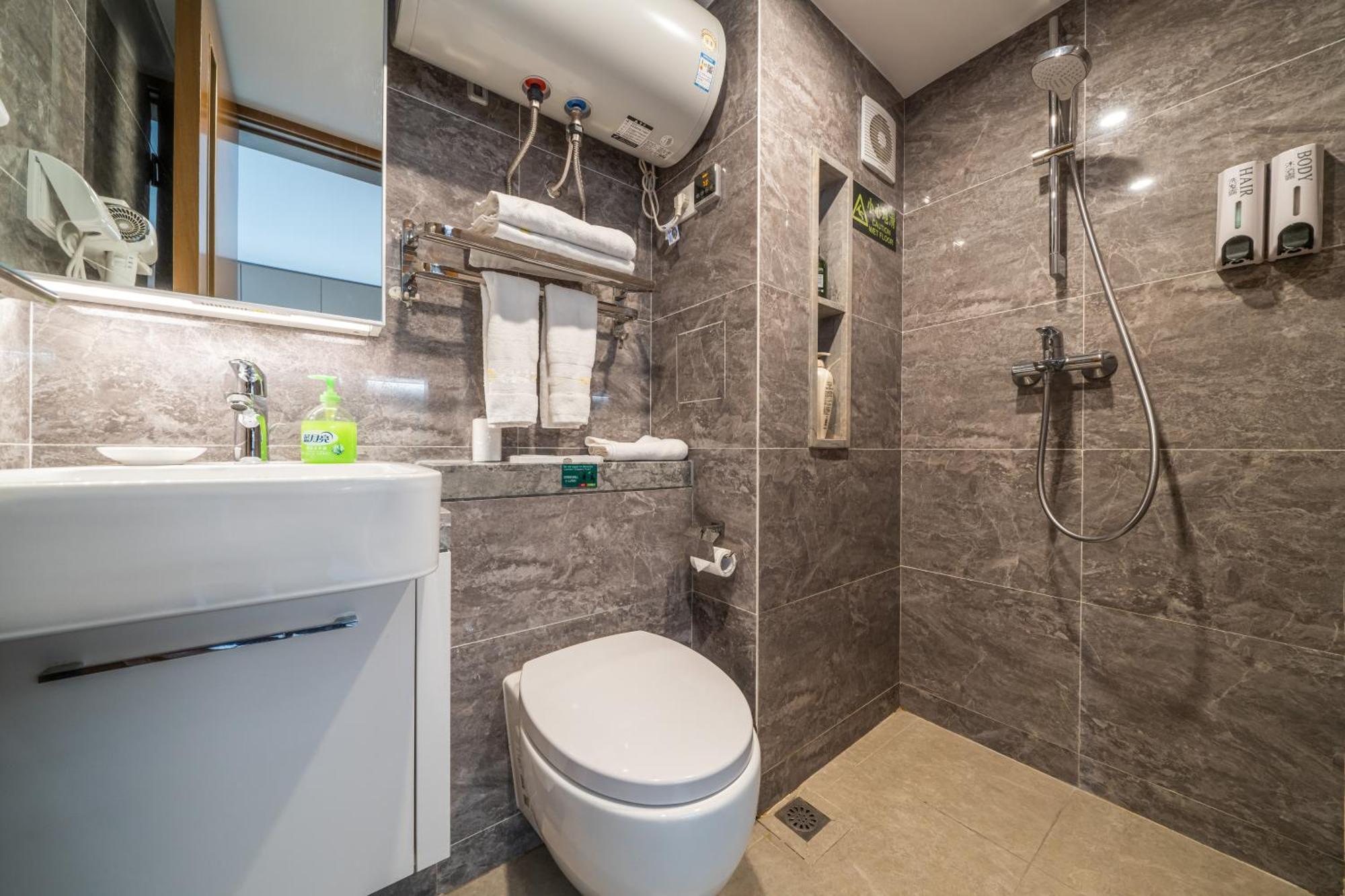 Gepai Executive Apartment - Shenzhen Futian Convention And Exhibition Center Eksteriør bilde